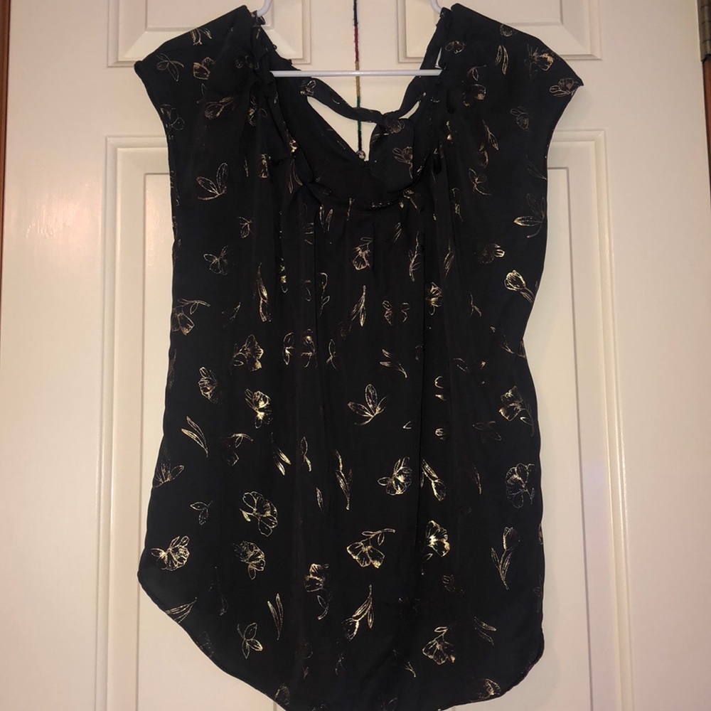 Floral Boat neck top